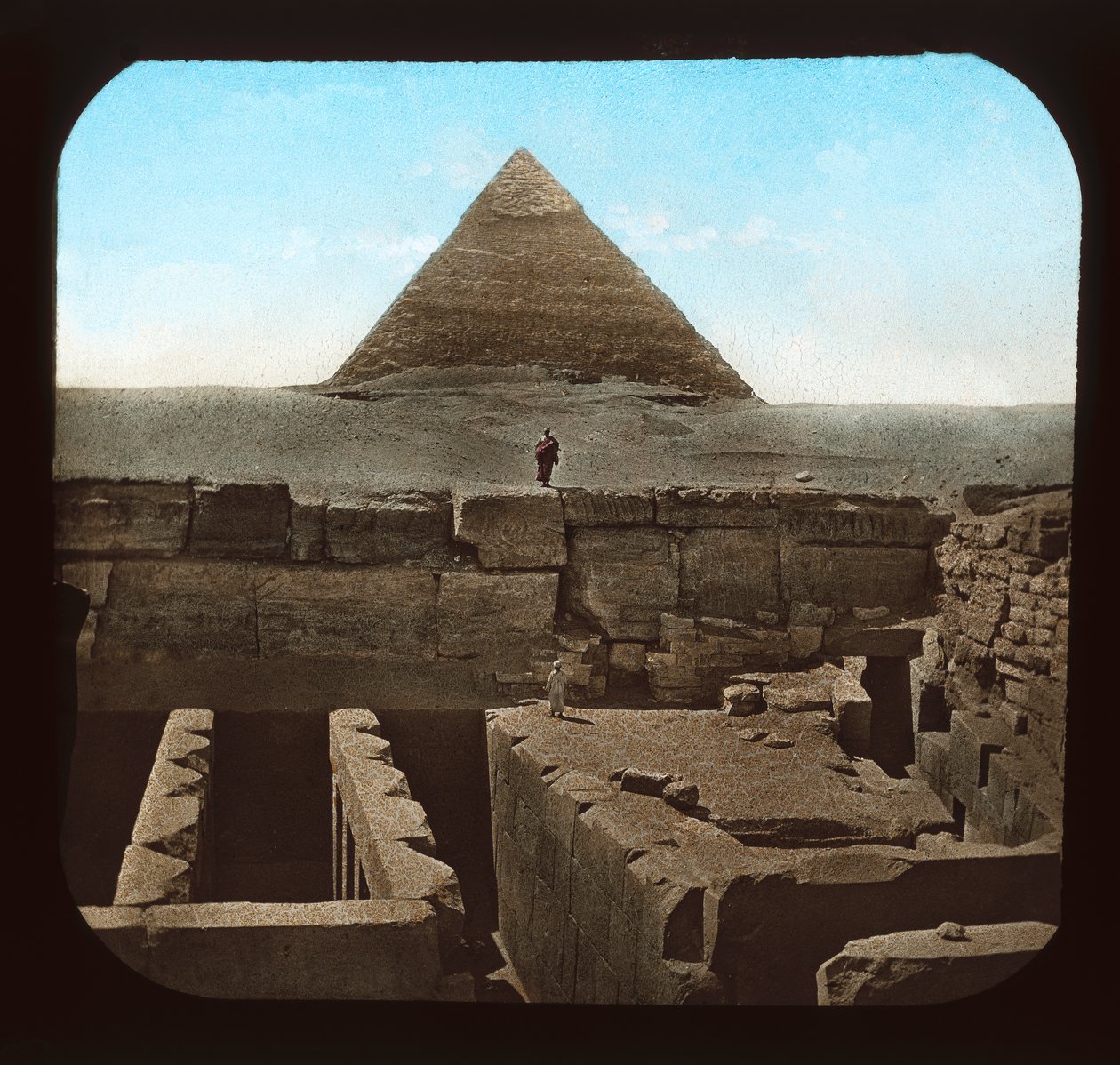 Gizeh - The Pyramid of Khafre (lanternrutschbana) av American Photographer