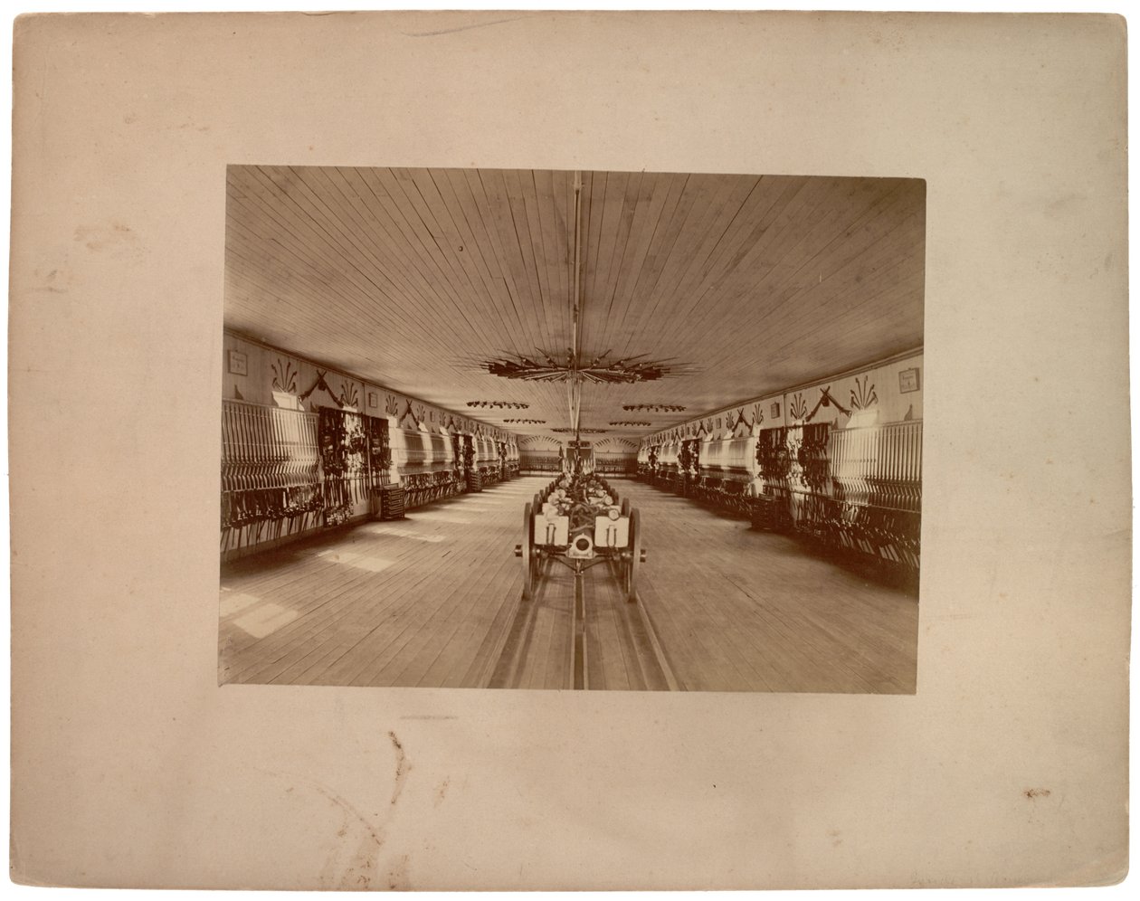 Inside of Armward, ca 1870 (sepiafoto) av American Photographer