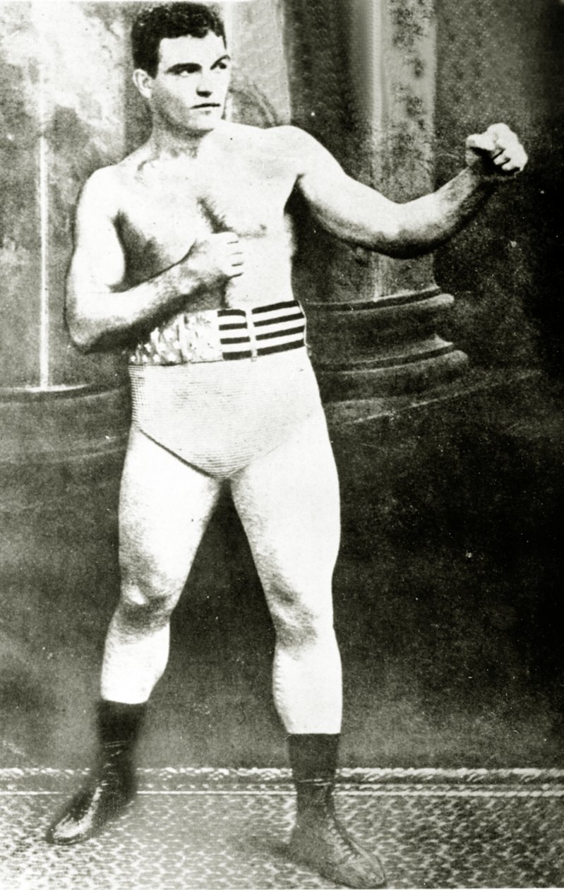 James J. Jeffries, 1902 (sepiafoto) av American Photographer