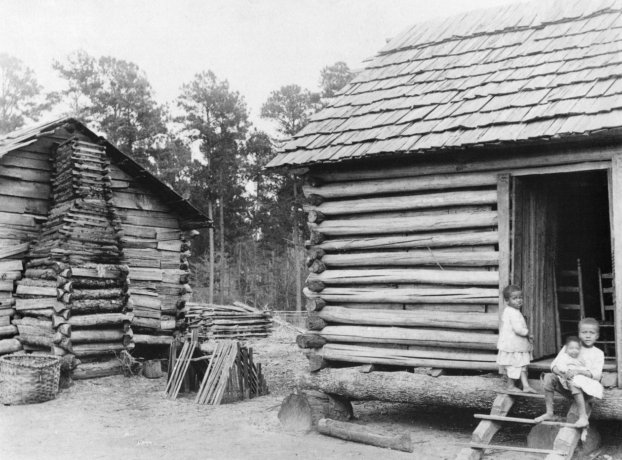 Timmerstugor i Thomasville, Florida, omkring 1900 av American Photographer