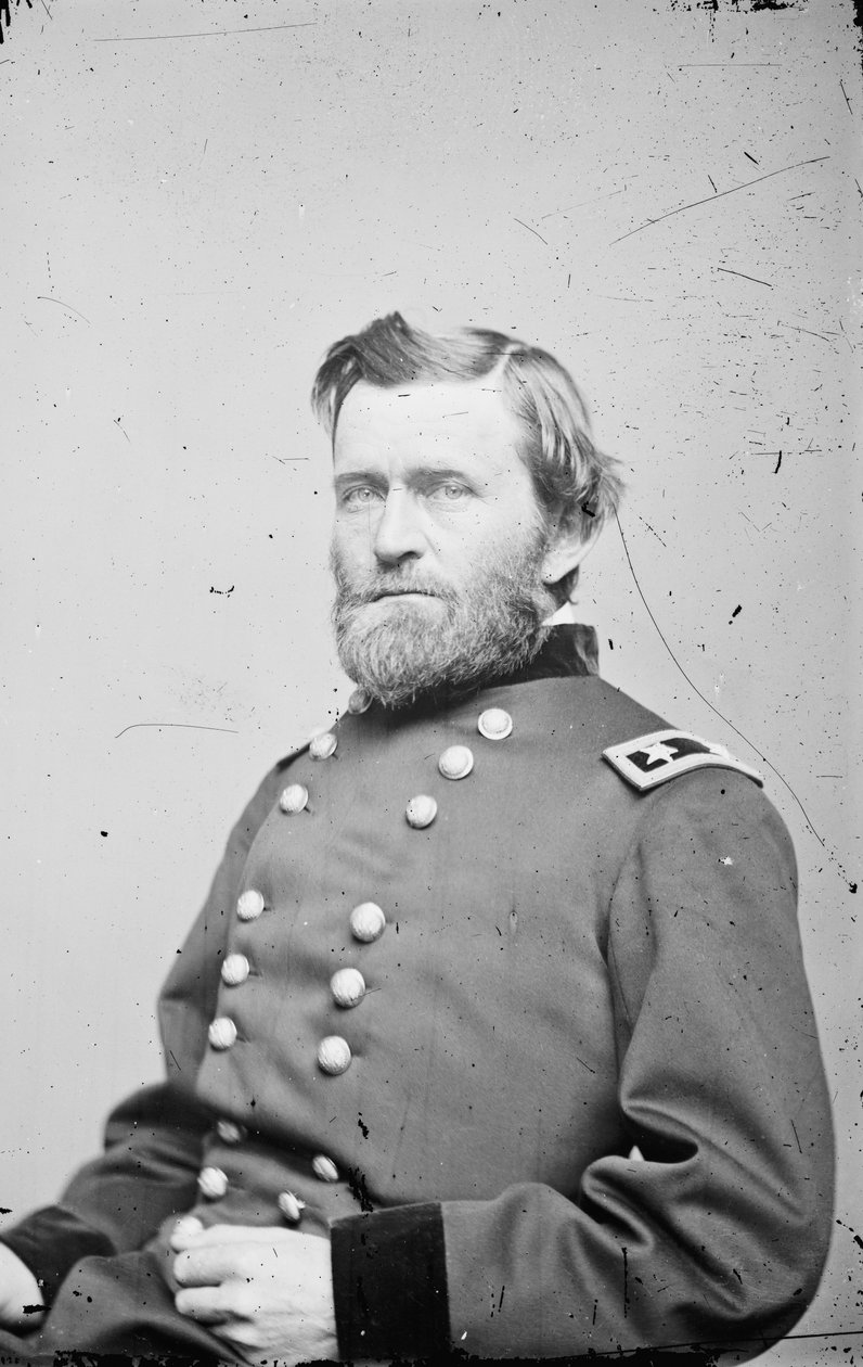 Generalmajor Ulysses S. Grant, officer i den federala armén, 1862-4 av American Photographer