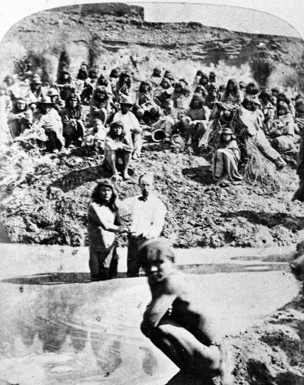 Mormondop av indianer, c.1875 av American Photographer
