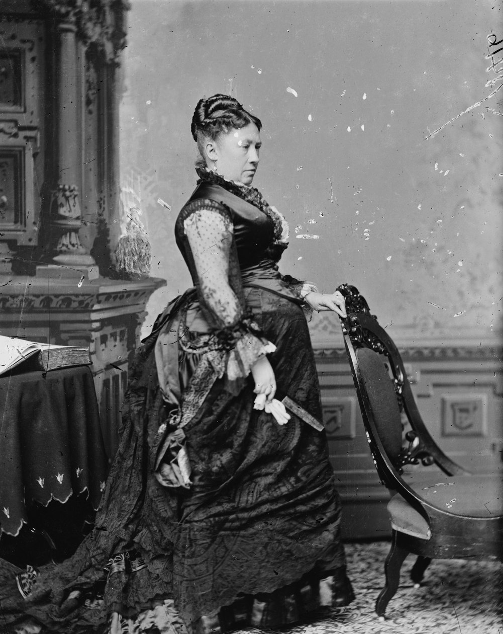 Mrs. U.S. Grant, 1870-80 av American Photographer