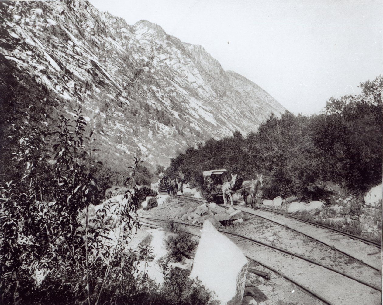 Mulejärnväg i Nordamerika, sent 1800-tal av American Photographer