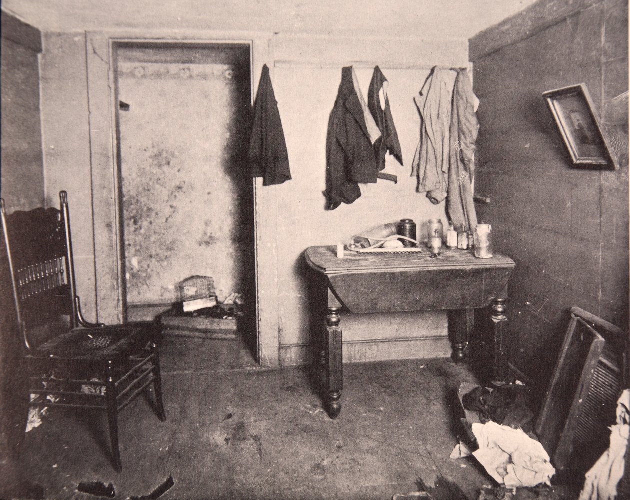 New York Tenement bostadshus, 1890-talet av American Photographer