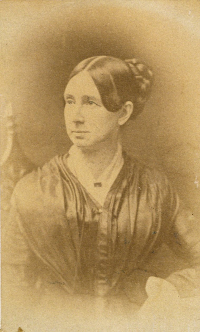 Portrait of Dorothea Dix (1802-87), c.1840 (sepia photo) av American Photographer