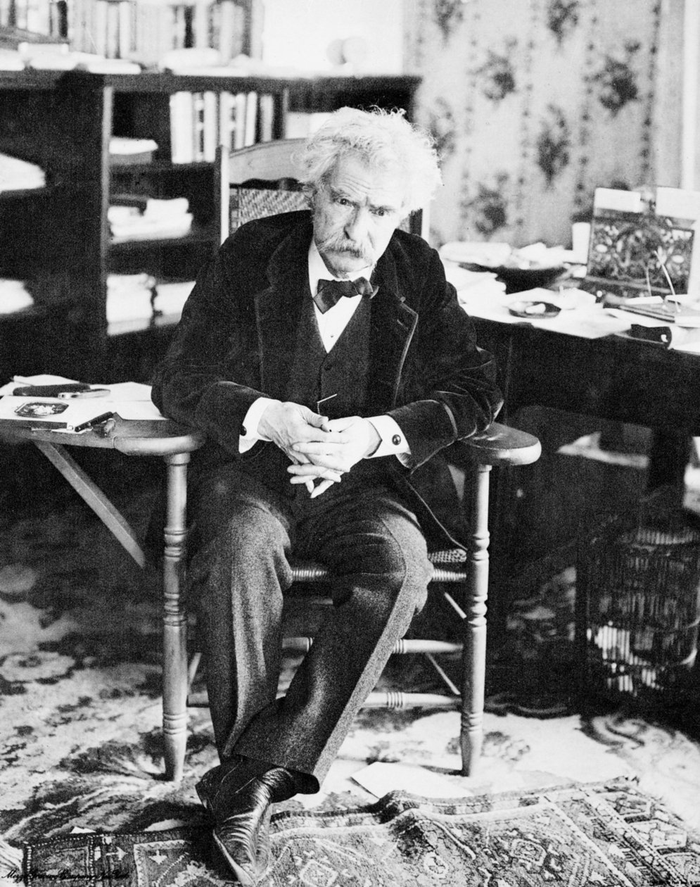 Porträtt av Mark Twain (1835-1910) av American Photographer