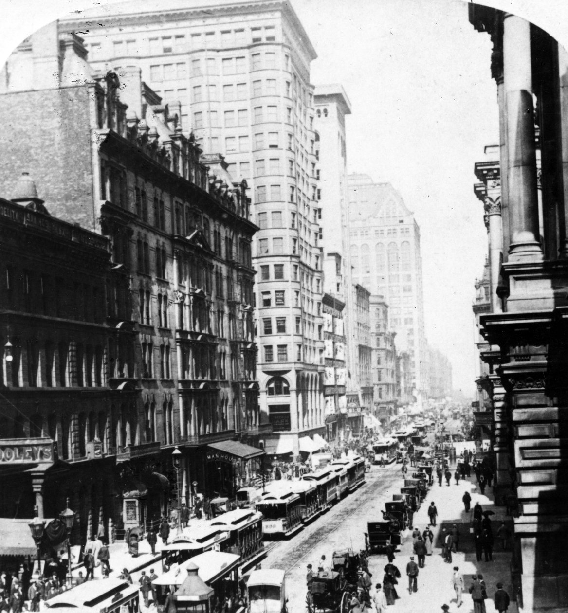 Randolph Street, Chicago, 1896 av American Photographer