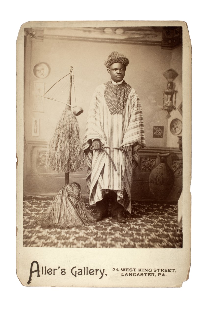 Pastor George B. Peabody, Lancaster, USA, ca 1891 (albumintryck) av American Photographer