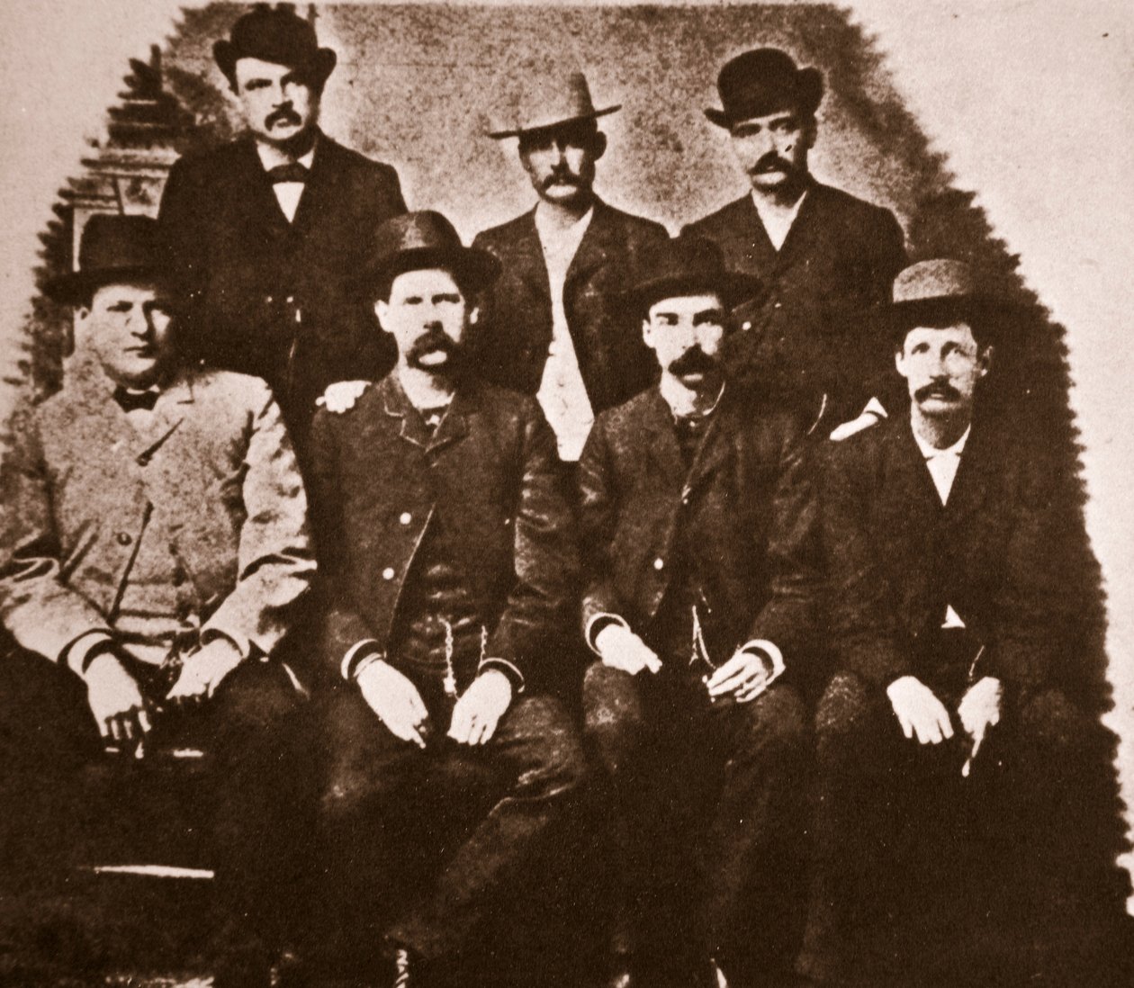 Dodge City Peace Commission, juni 1883 (sepiafoto) av American Photographer
