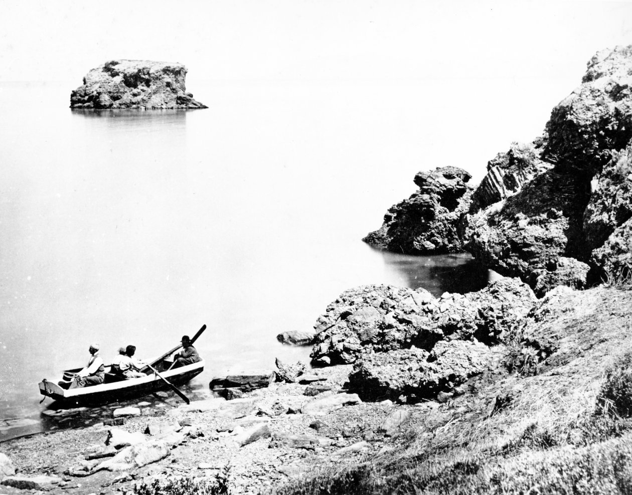 The Great Salt Lake, Utah, ca 1870-talet av American Photographer