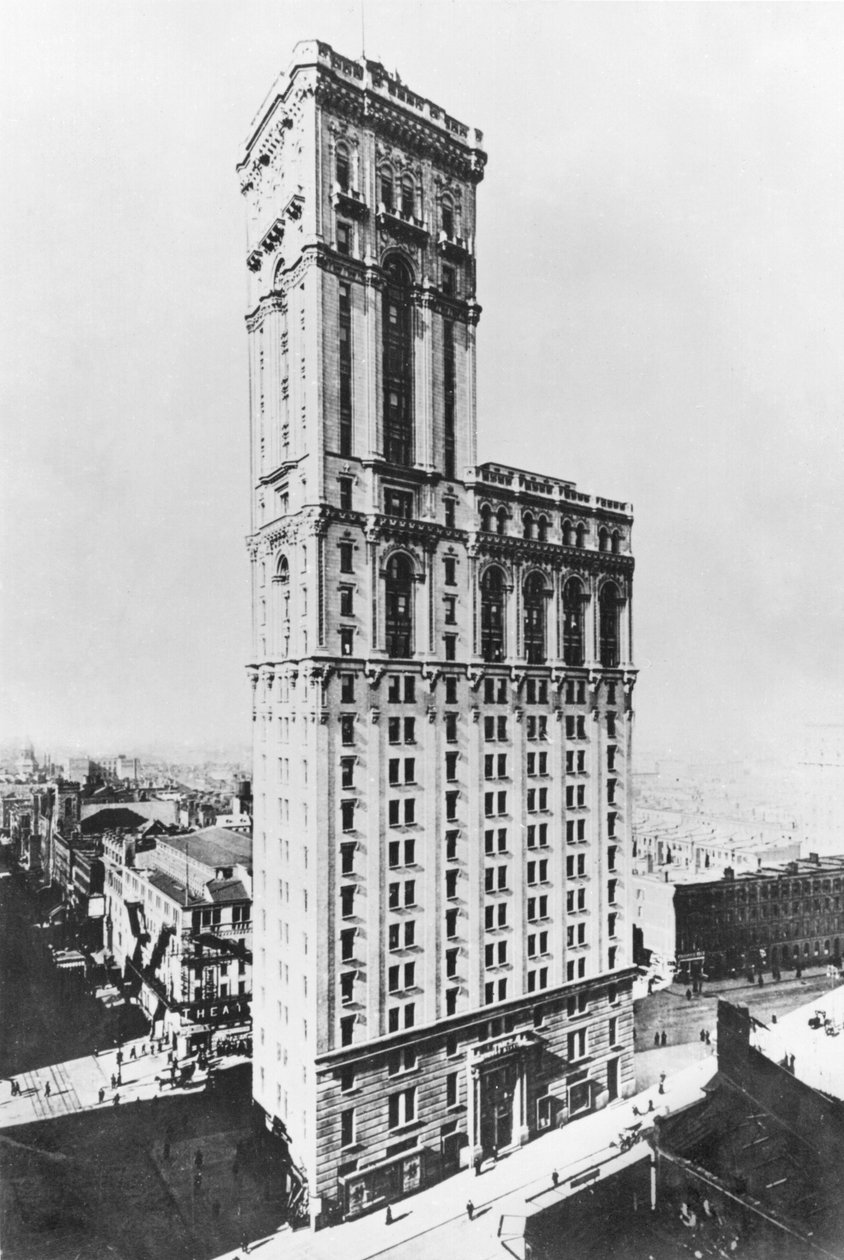 The Times Building, New York, ca 1900 av American Photographer