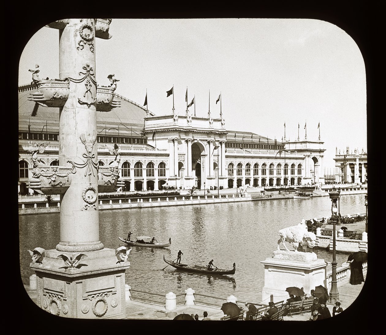 Worlds Columbian Exposition: Liberal Arts Building, Chicago, 1893 (lanternbild) av American Photographer