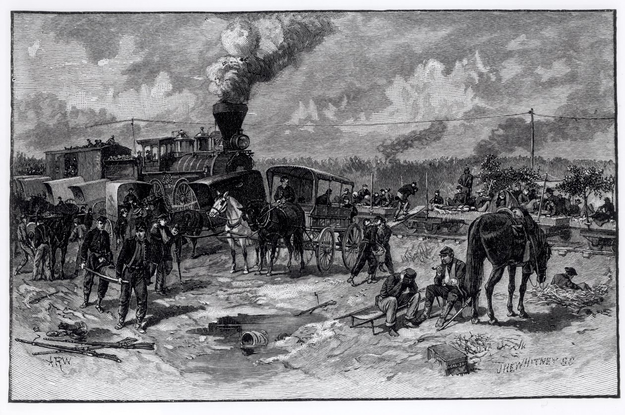 Efter slaget vid Seven Pines, juni 1862, från 