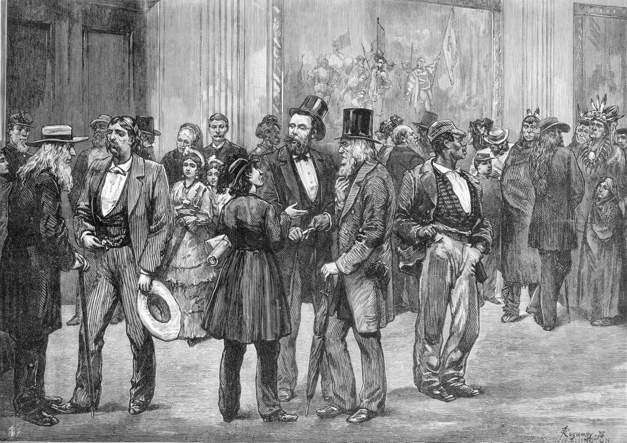 American Sketches: Scene in the Rotunda, Washington, från 