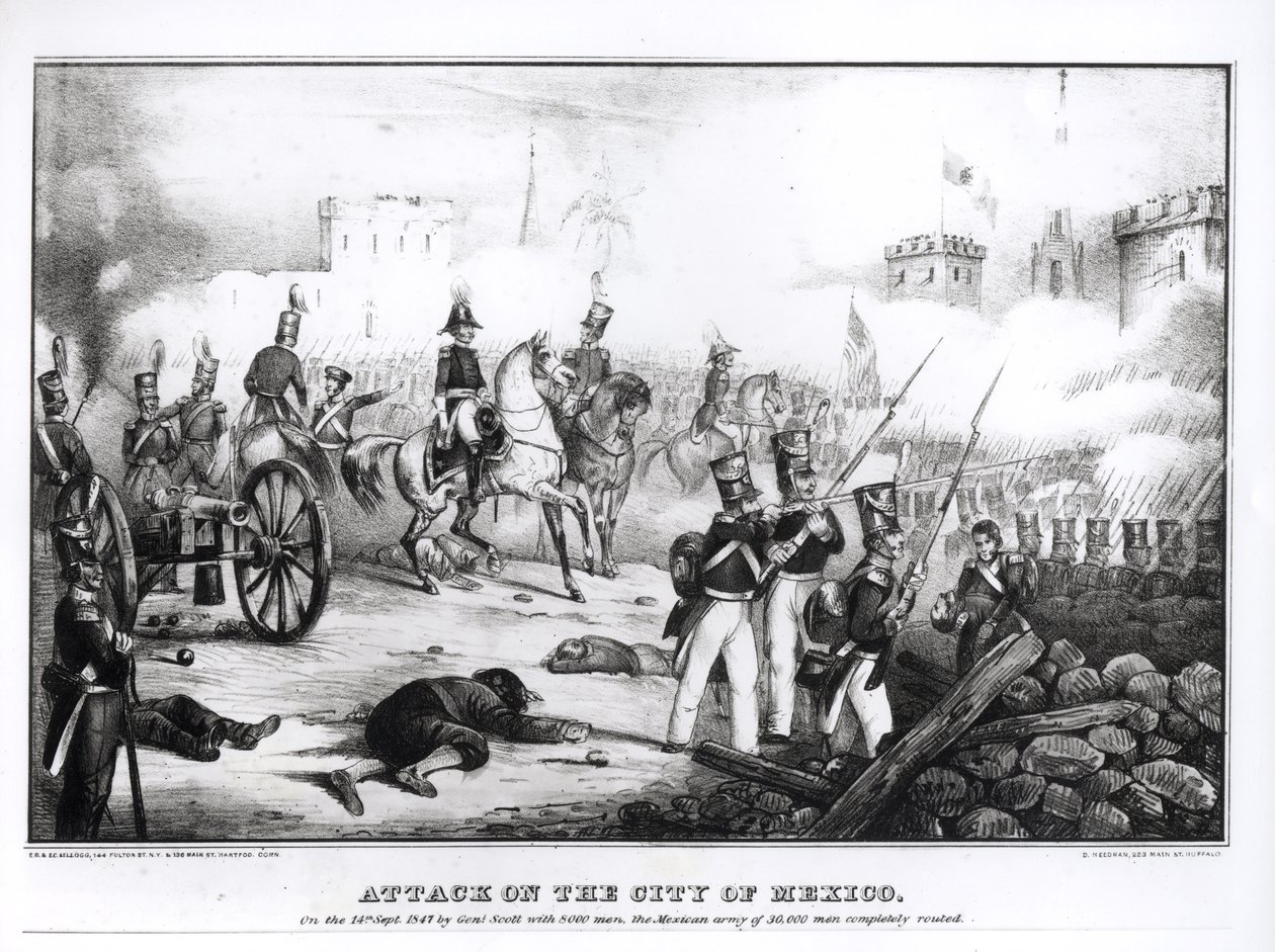 Attack på staden Mexiko, 14 september 1847 av American School