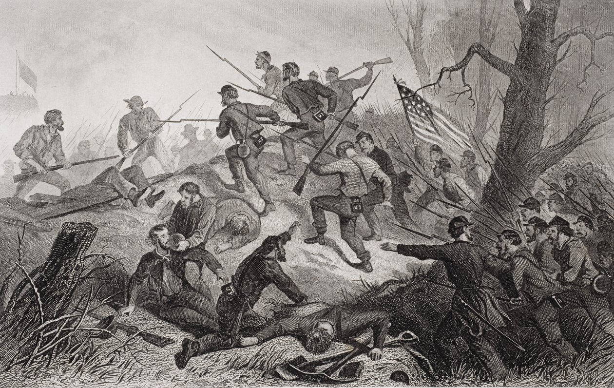 Anfall på Fort Donelson, Tennessee, 1862 av American School