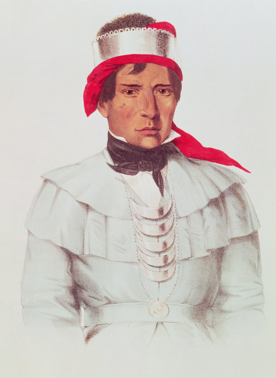 Chittee Yoholo, en Seminole-hövding av American School