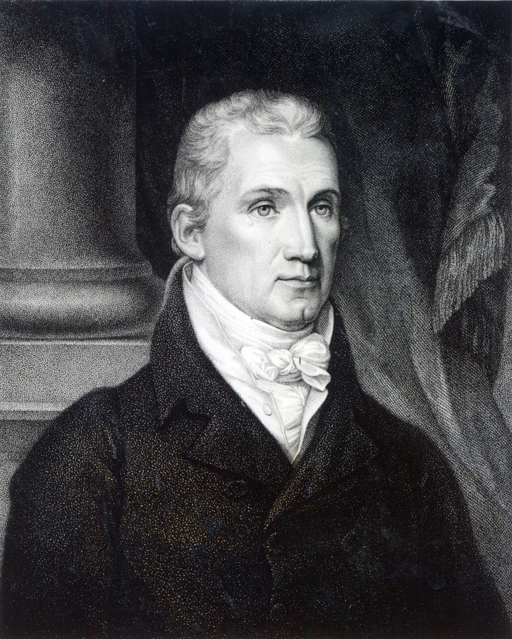 James Monroe, graveret af Thomas Gimbrede (1781-1832) swed av American School