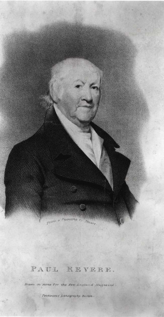 Paul Revere, från "The New England Magazine". av American School