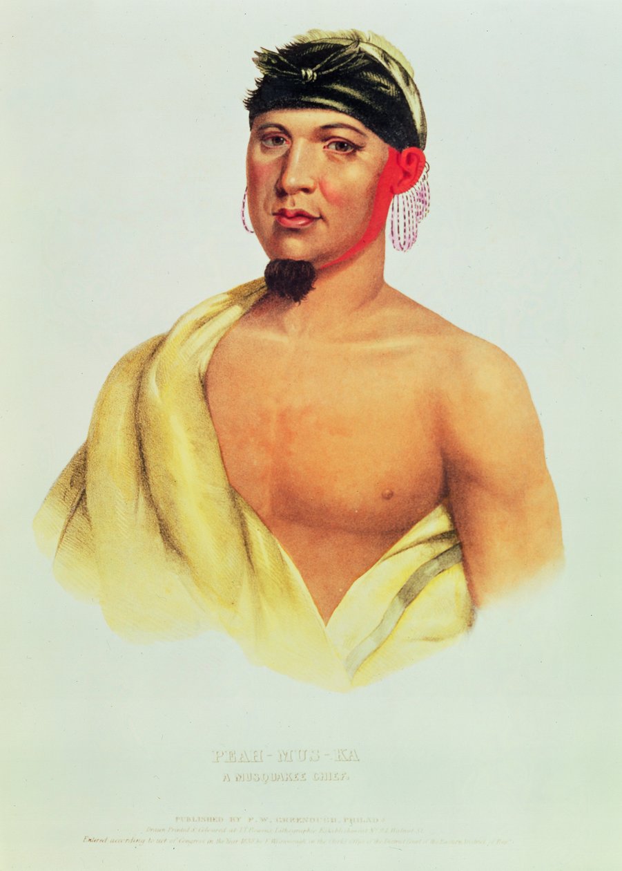Peah-Mus-Ka och Musquakee Chief av American School