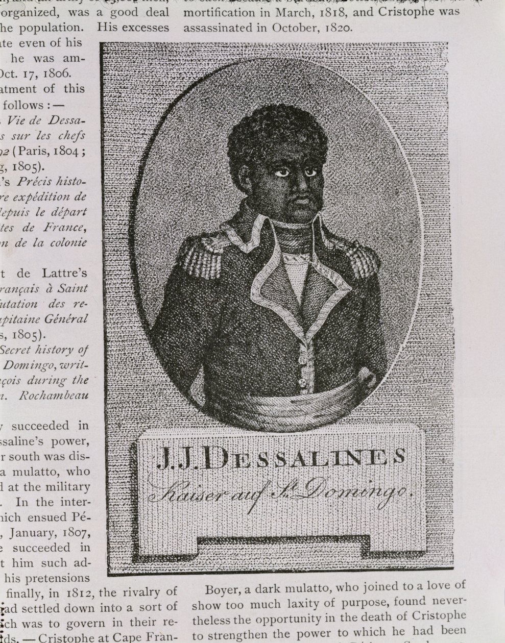 Porträtt av Jean-Jacques Dessalines (ca 1758-1806) av American School