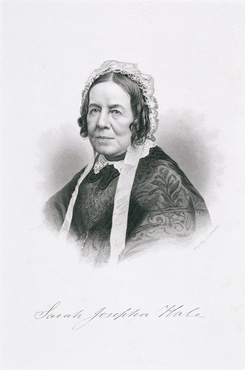 Portrait of Sarah Josepha Hale (1788-1879)  av American School