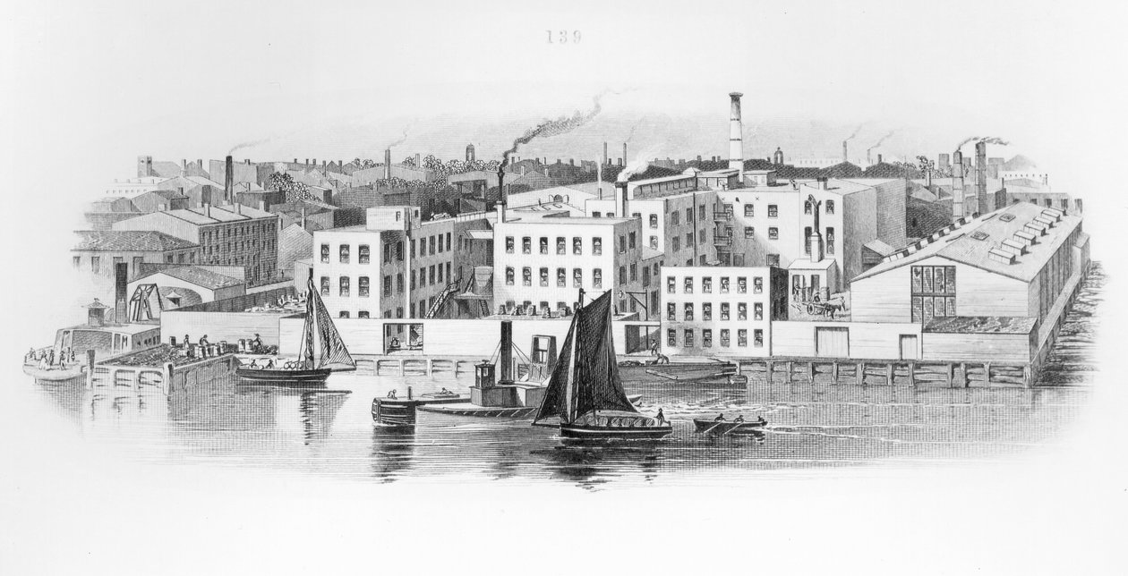 The American Bank Note Company, New York (gravyr) (foto) av American School