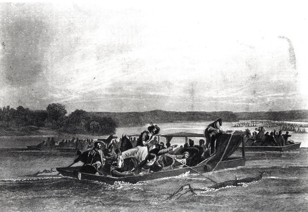 Upptäckten av Mississippi av de Soto, 21 maj 1541 av American School