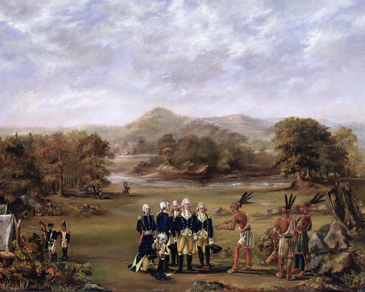 Greenville-fördraget den 3 augusti 1795 1805 av American School