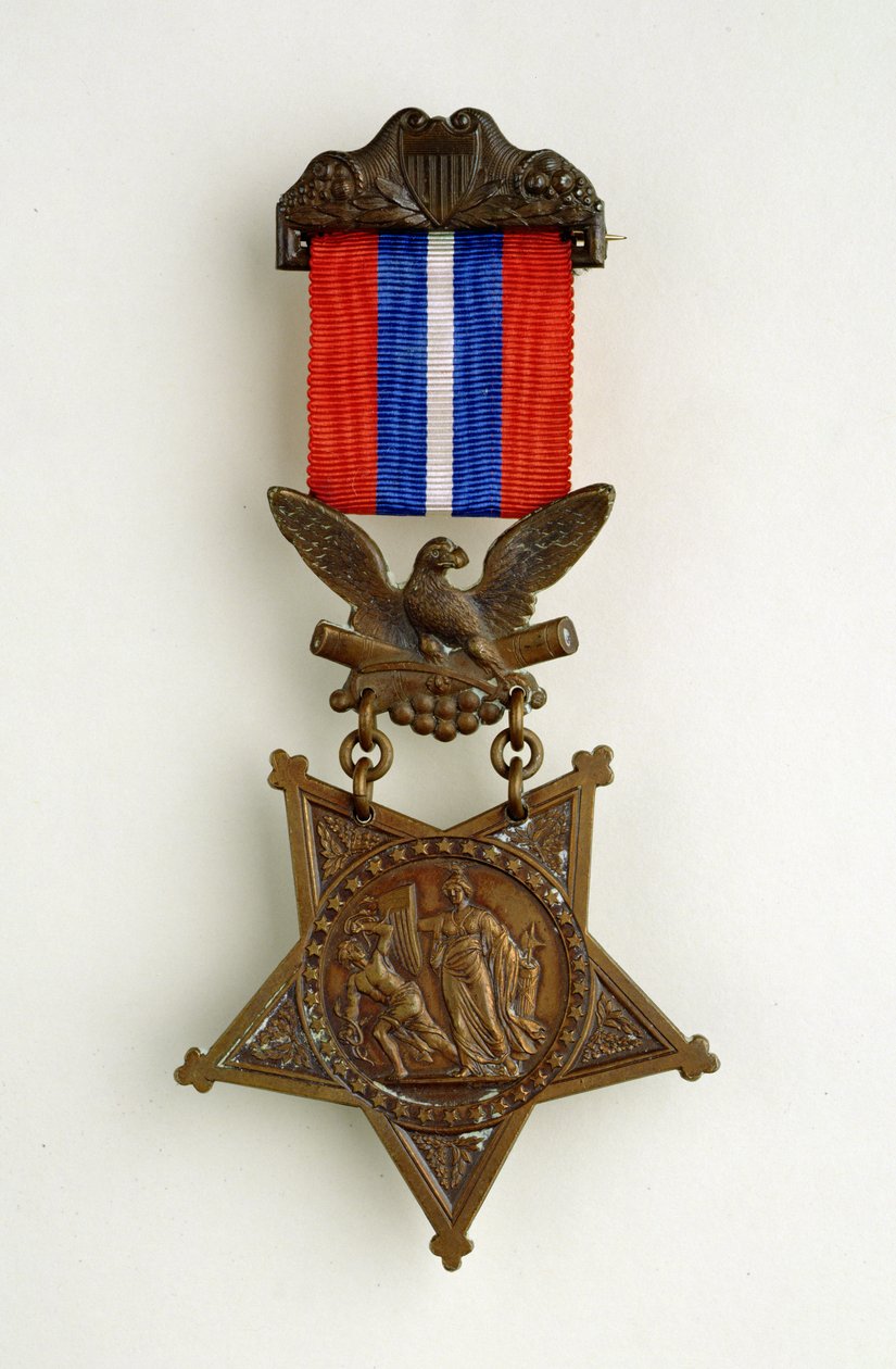 US Congressional Medal of Honour, 1863 (metal) av American School