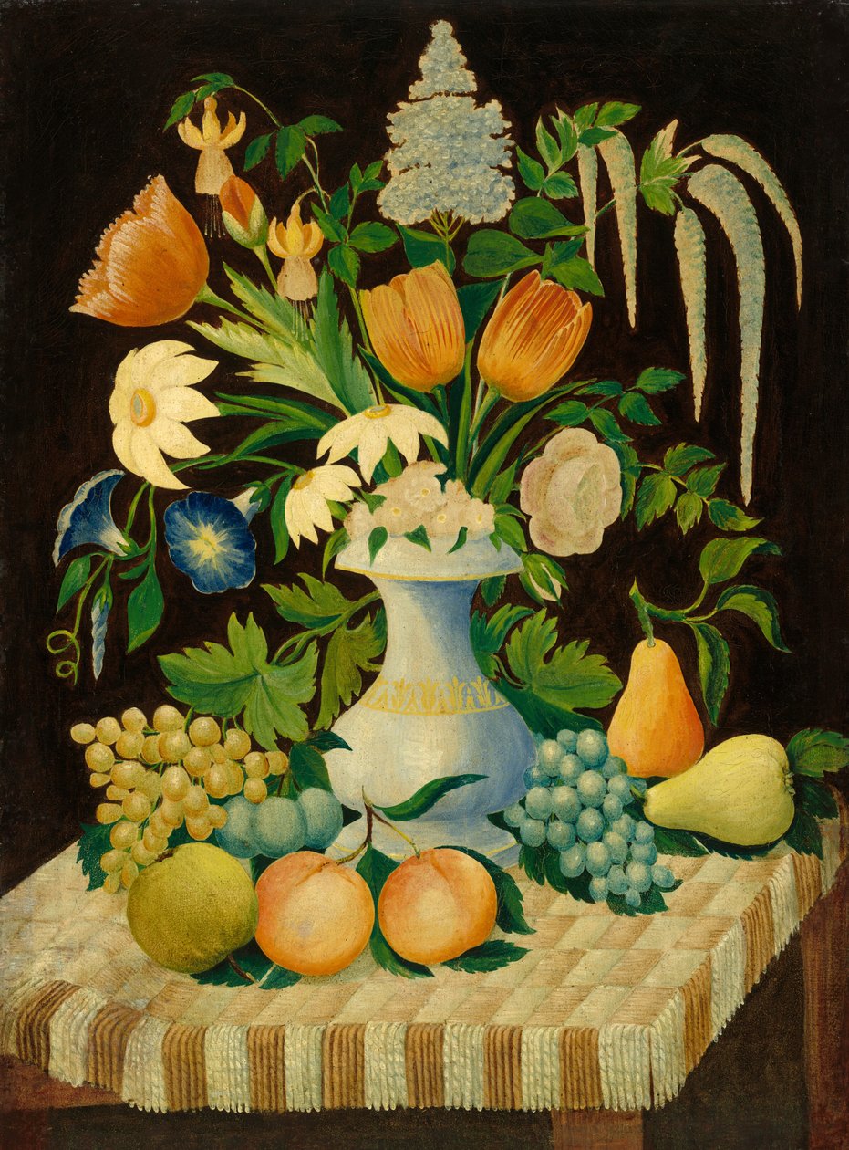 Blommor och frukt av American 19th Century