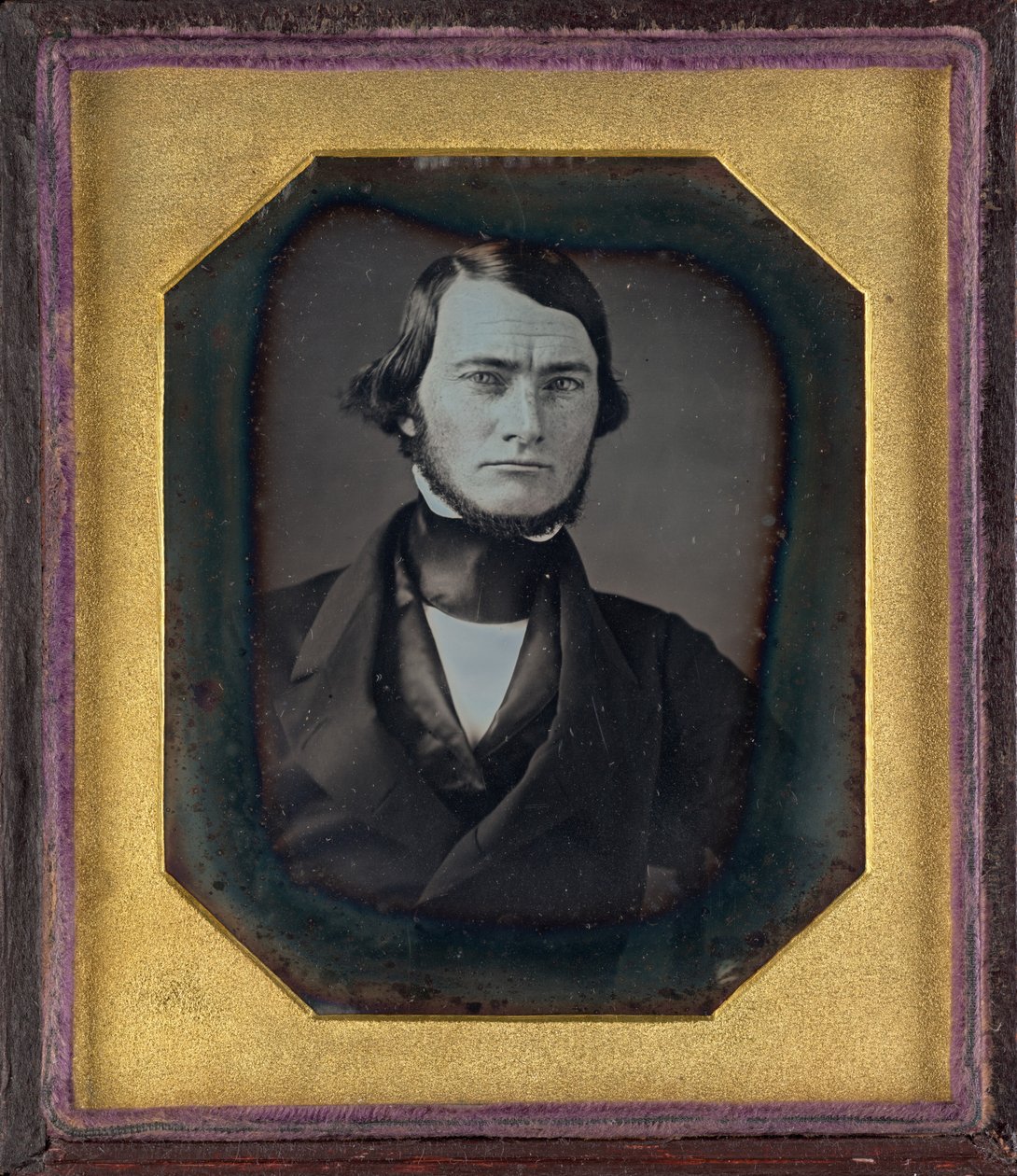 Porträtt av en man av American 19th Century