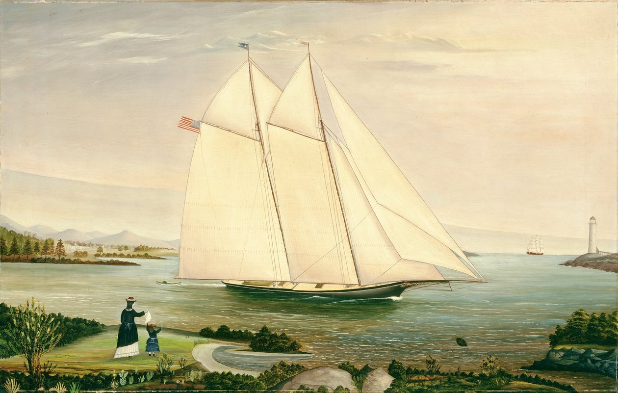 Skonare av American 19th Century