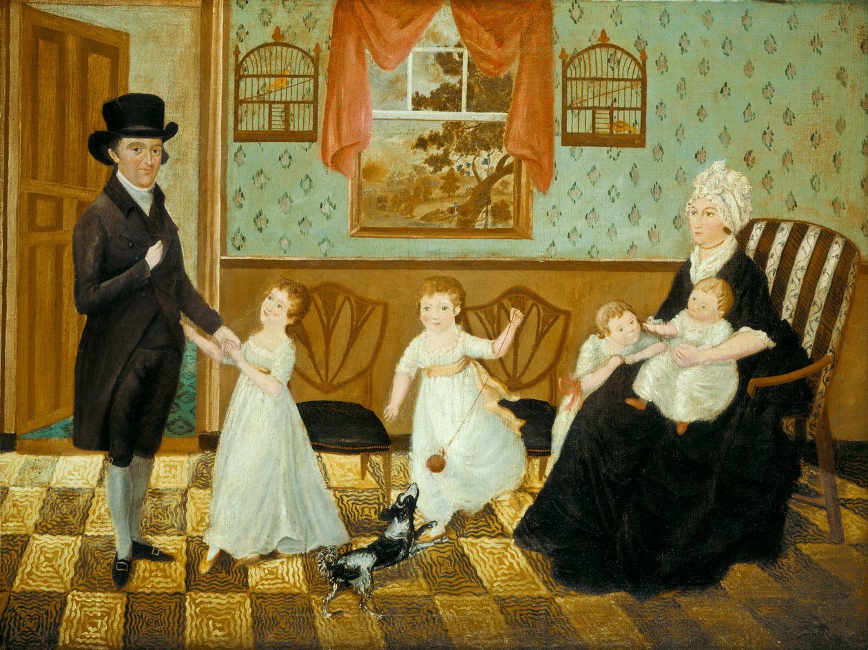 Familjen Sargent av American 19th Century