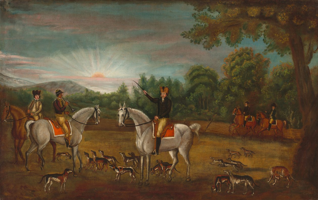 Jaktens början av American 19th Century
