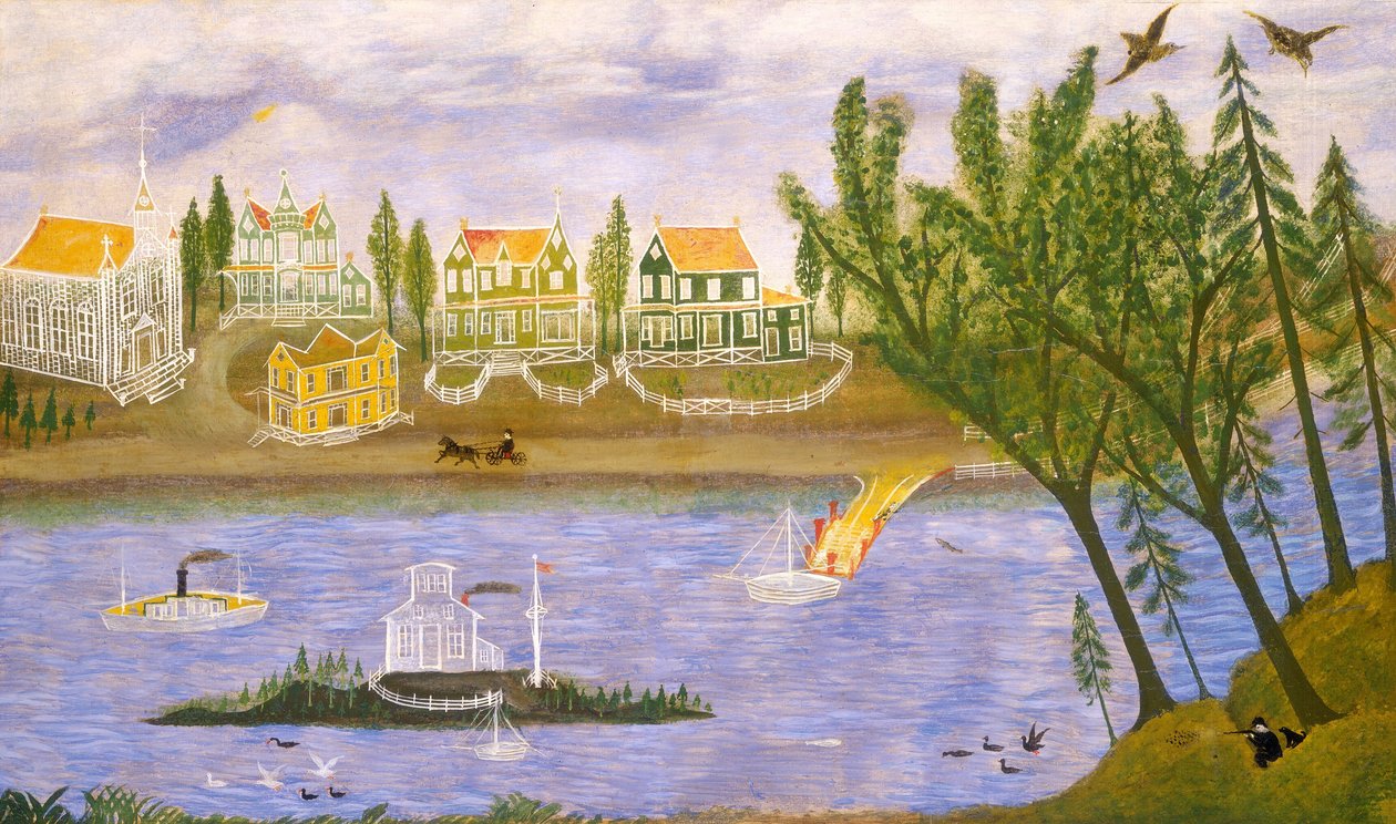 By vid floden av American 19th Century