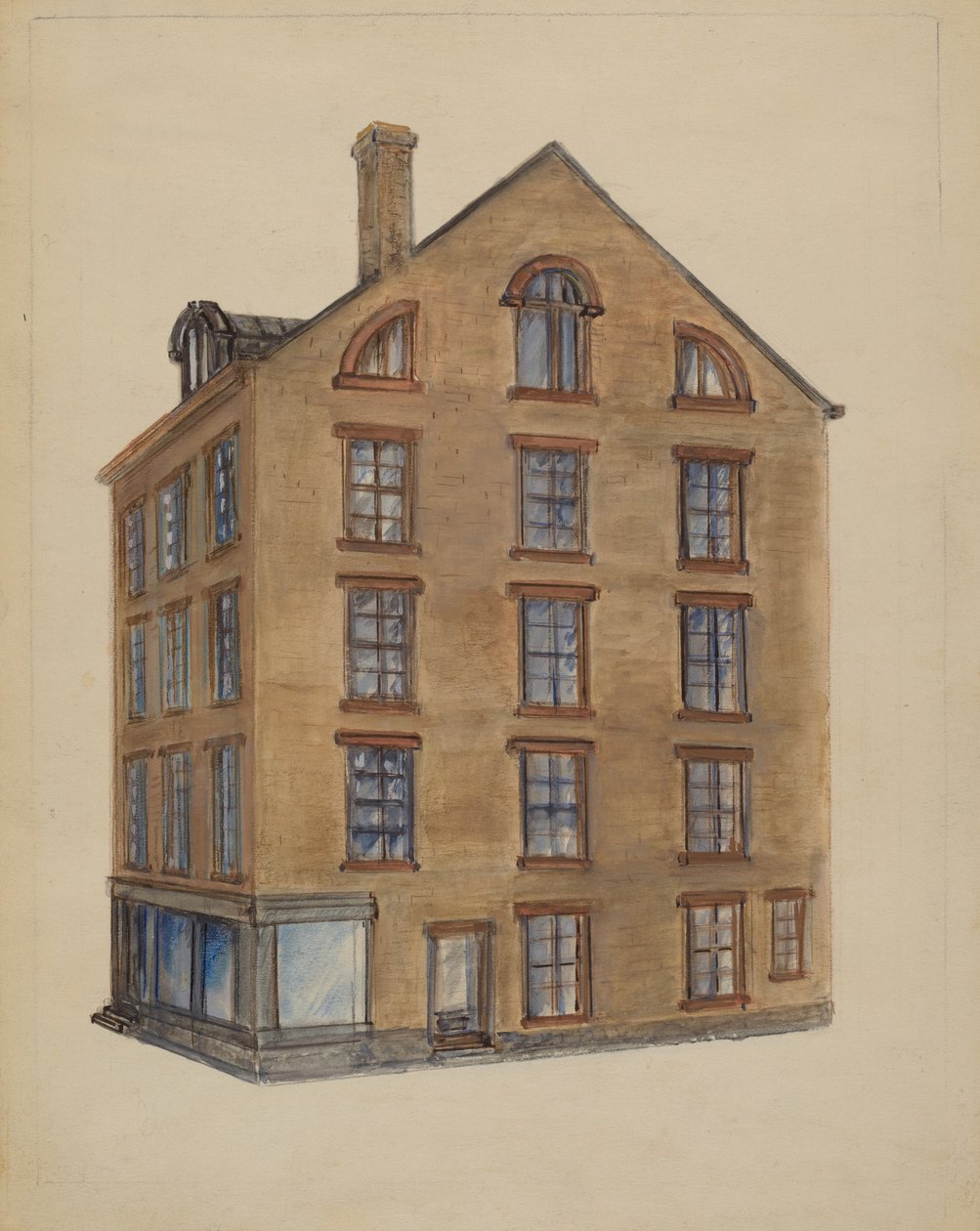 Corner of Pearl and John Streets av American 20th Century