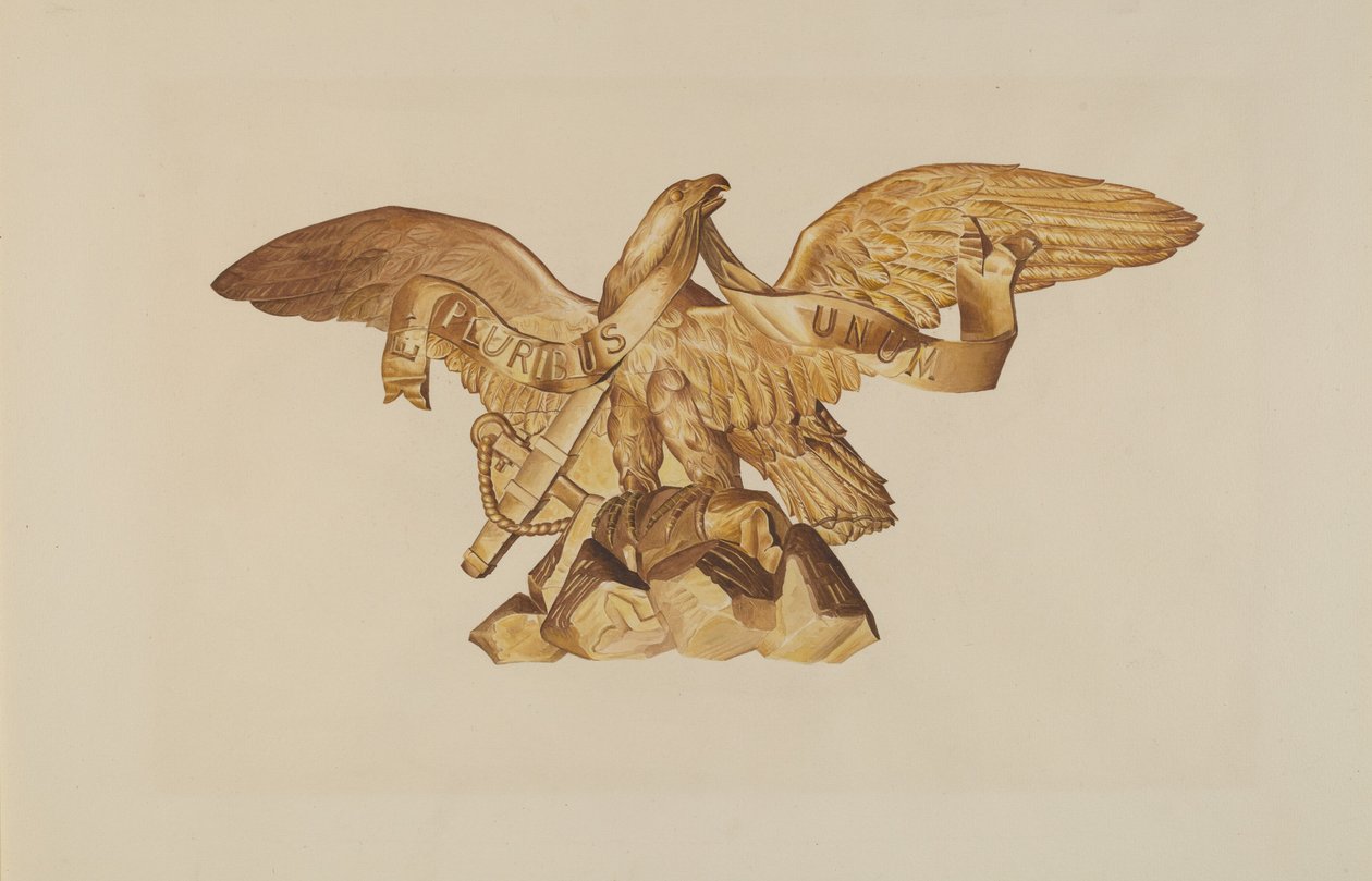 Eagle från USS Enterprise av American 20th Century