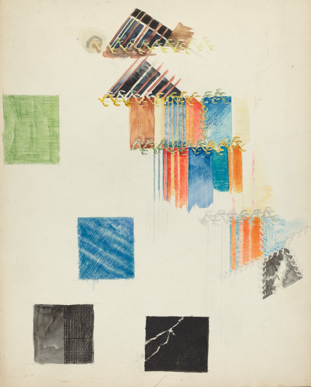 Broderi: Teknikdemonstration av American 20th Century