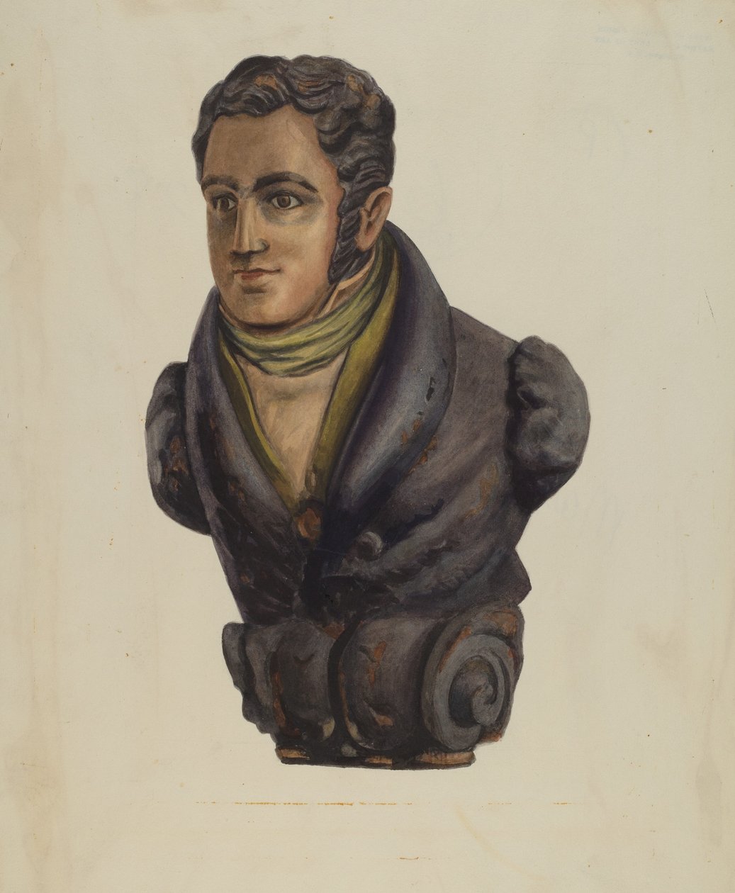 Galjonsfigur från "Bartholomew Gosnold" av American 20th Century