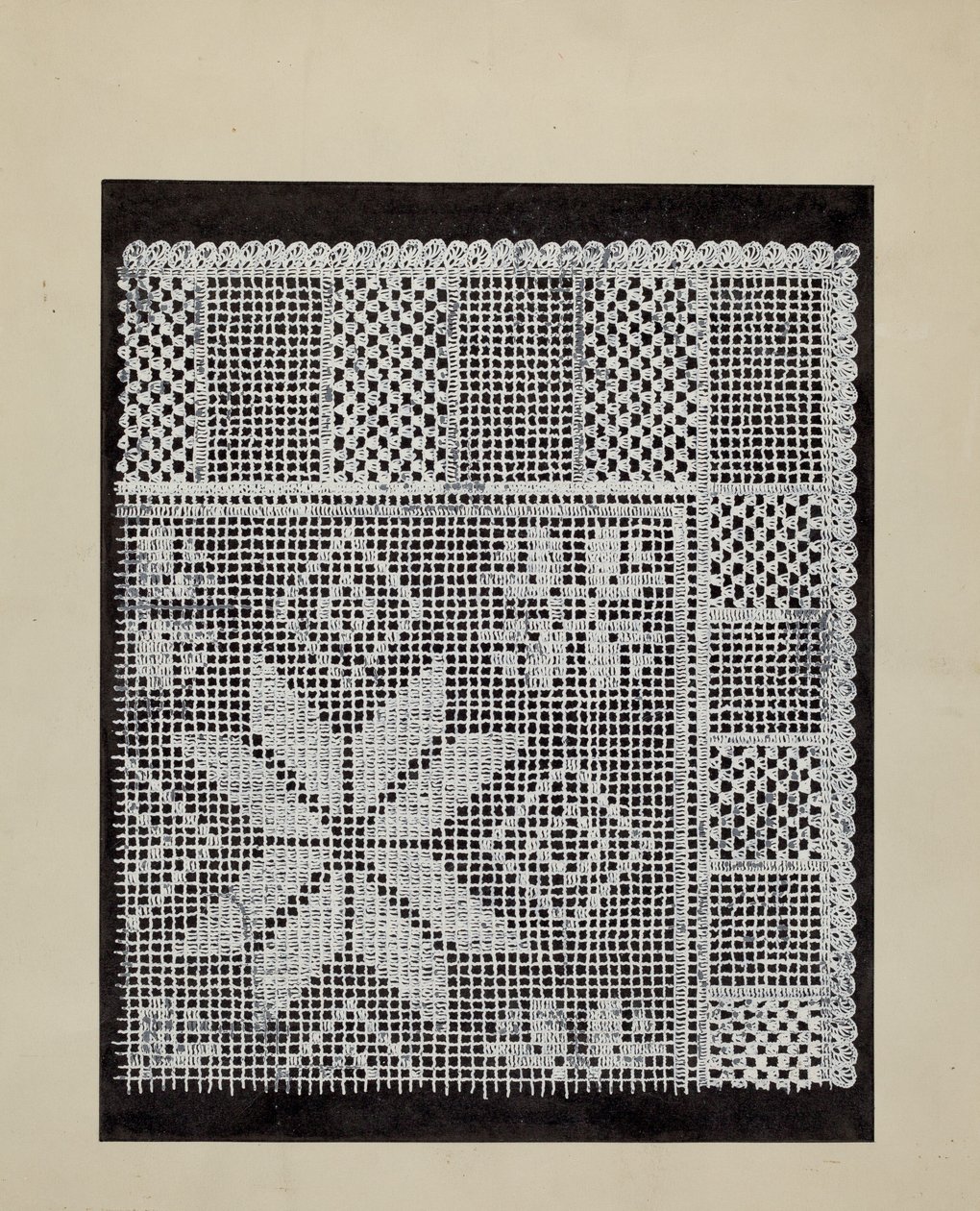 Spets Hardanger av American 20th Century