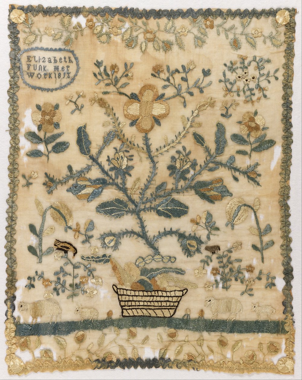 Sampler av American Elizabeth Funk
