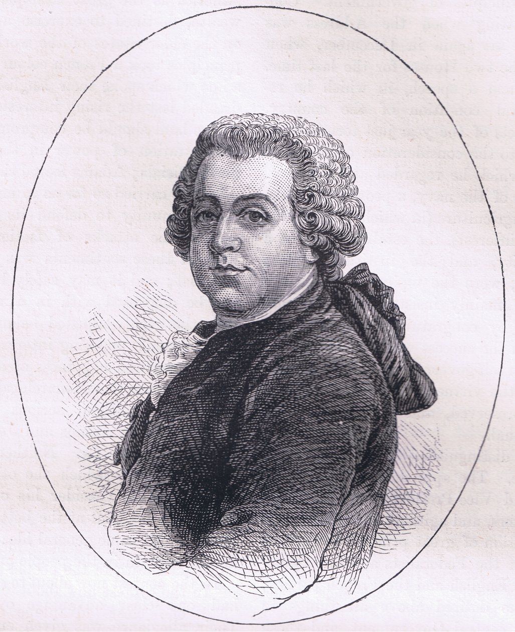 John Adams, illustration från Cassells History of the United States publicerad av Cassell, Petter & Galpin, c.1900 (litho) av American English school