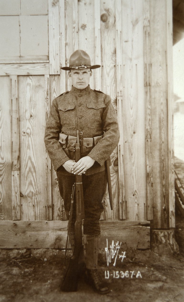 Amerikansk infanterist från första världskriget av American Photographer