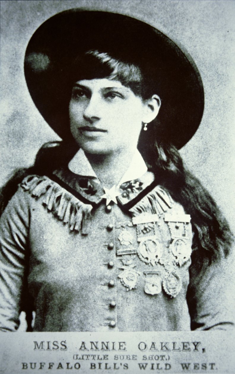 Annie Oakley (1860-1926) (s/v foto) av American Photographer