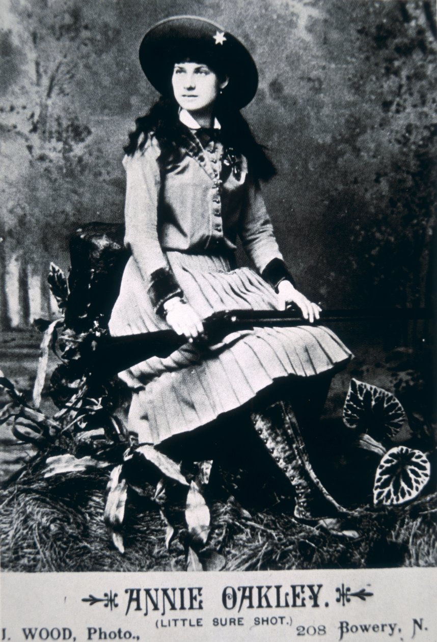 Annie Oakley (1860-1926) (s/v foto) av American Photographer