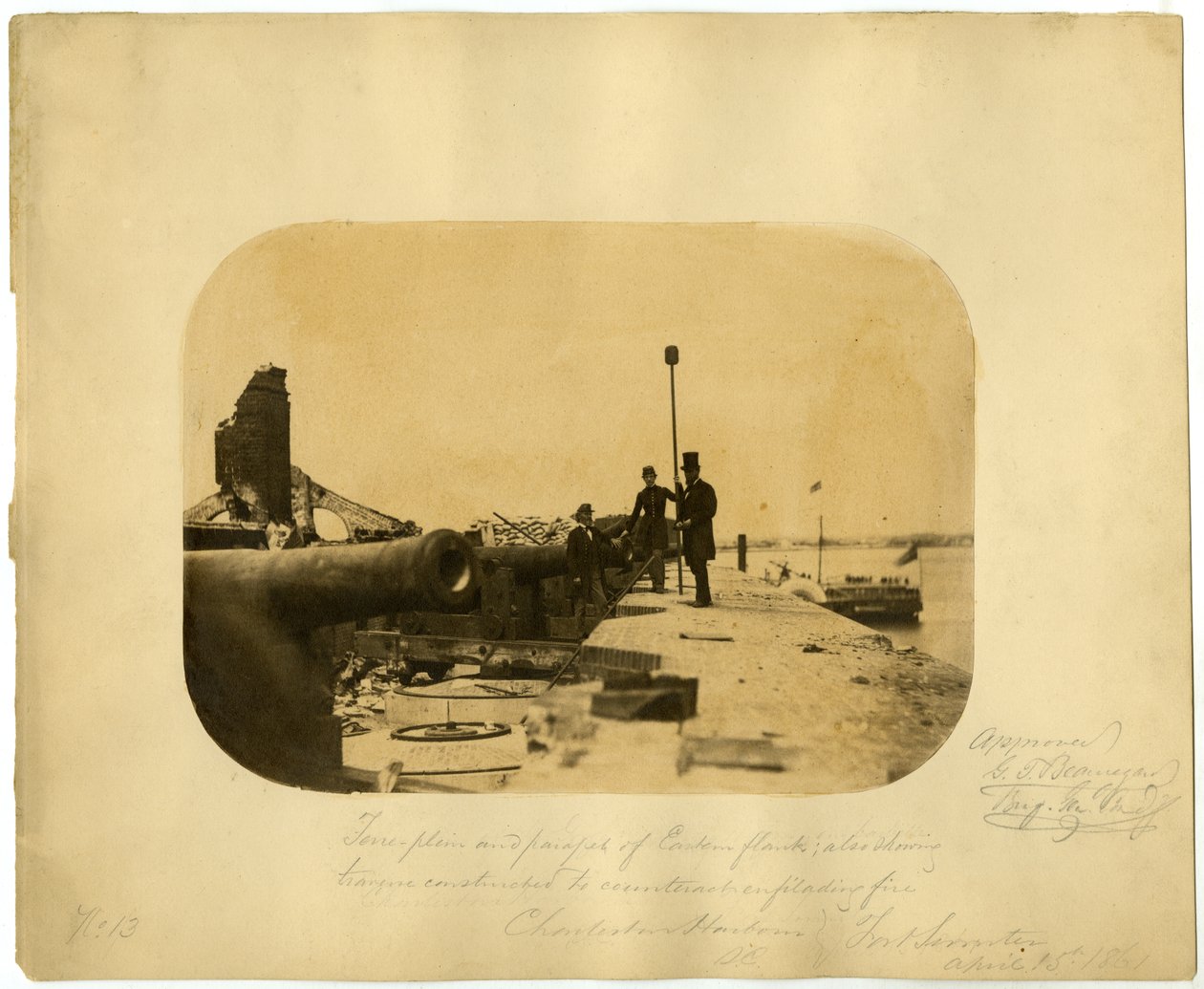Slaget vid Fort Sumter, 15 april 1861 av American Photographer
