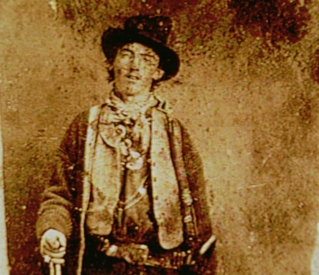 Billy The Kid (1859-81) c.1880 (kopia av den ursprungliga plåttypen) av American Photographer