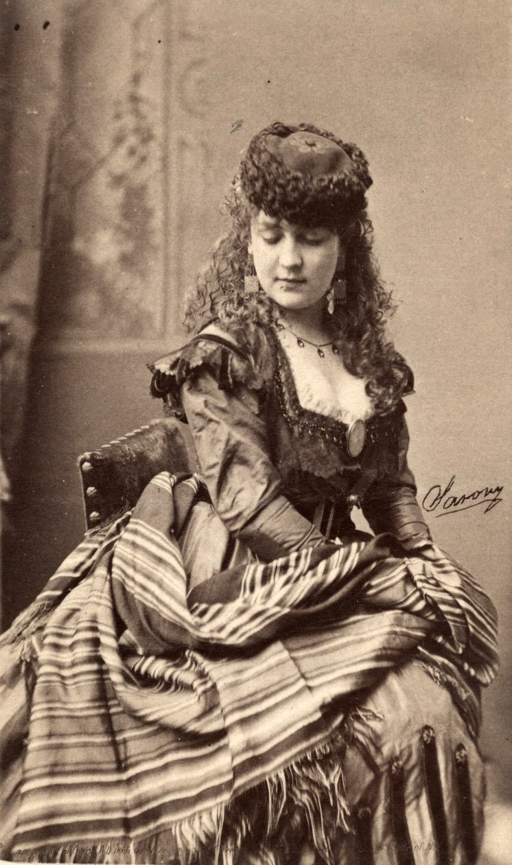 Skåpkortsbild av skådespelaren Adah Isaacs Menken av American Photographer